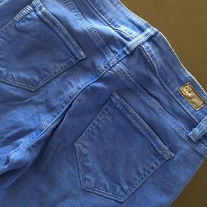 Royal Blue cropped jeans